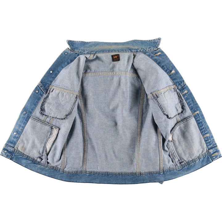 80'S Lee Riders denim jacket with black tag, made in USA, men's size M, vintage /eaa490816