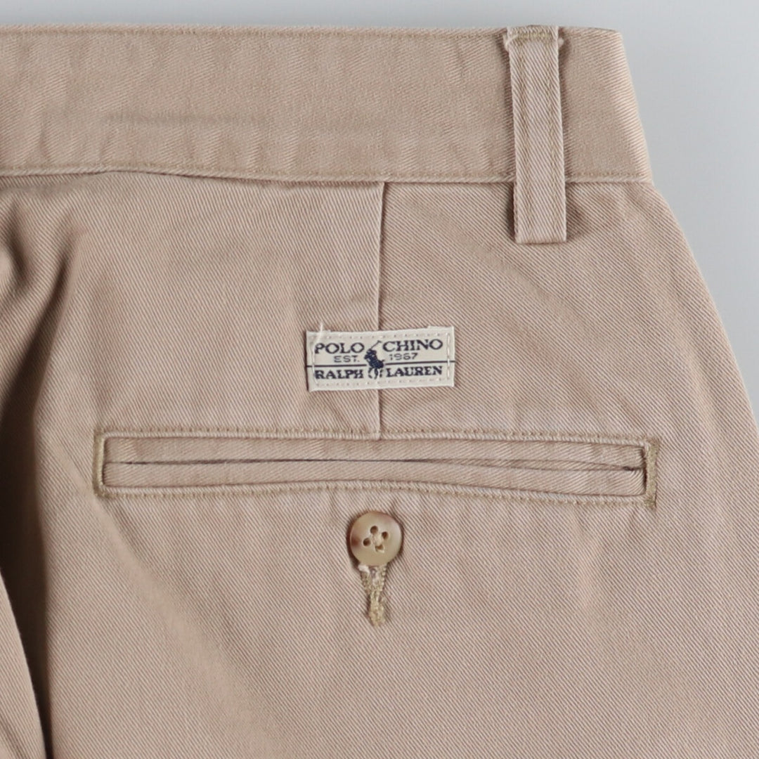 Ralph Lauren POLO RALPH LAUREN Two-pleat chino pants for men, size W31 / eaa490912