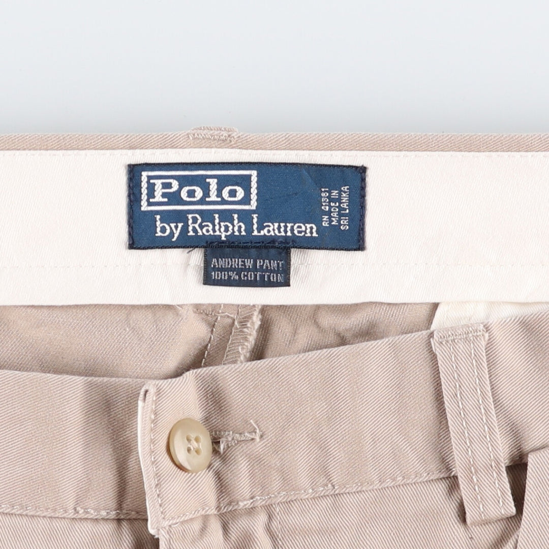 Ralph Lauren POLO by Ralph Lauren Two-pleat Chino Pants for Men, W34 equivalent / eaa490922