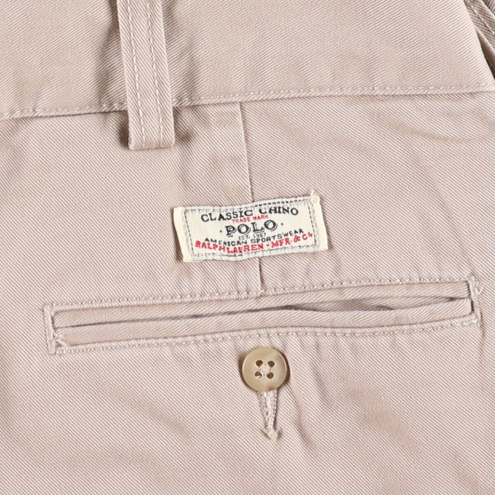 Ralph Lauren POLO by Ralph Lauren Two-pleat Chino Pants for Men, W34 equivalent / eaa490922