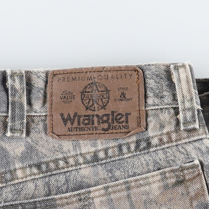 Wrangler Camouflage Pattern Real Tree Camo Double Knee Straight Denim Pants Men's W35 equivalent / eaa490941