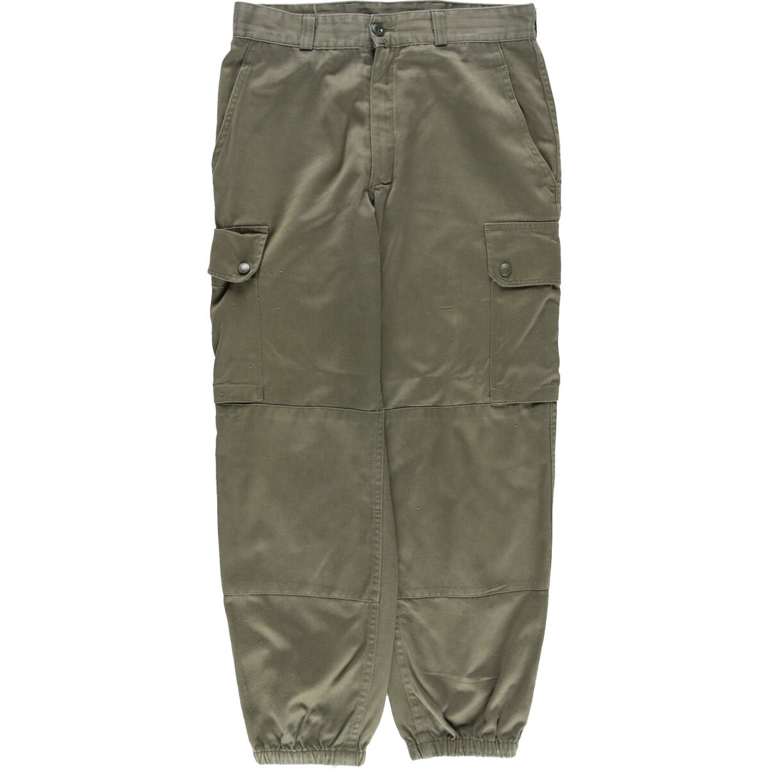 Double-knee military cargo pants, men's size W31 unclear Khaki type Vintage Second Hand