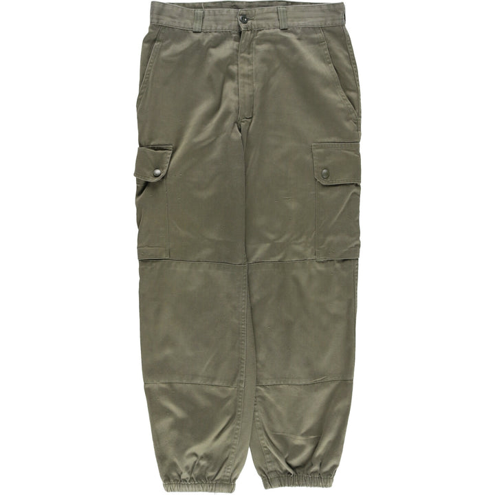 Double-knee military cargo pants, men's size W31 unclear Khaki type Vintage Second Hand