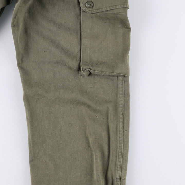 Double-knee military cargo pants, men's size W31 unclear Khaki type Vintage Second Hand