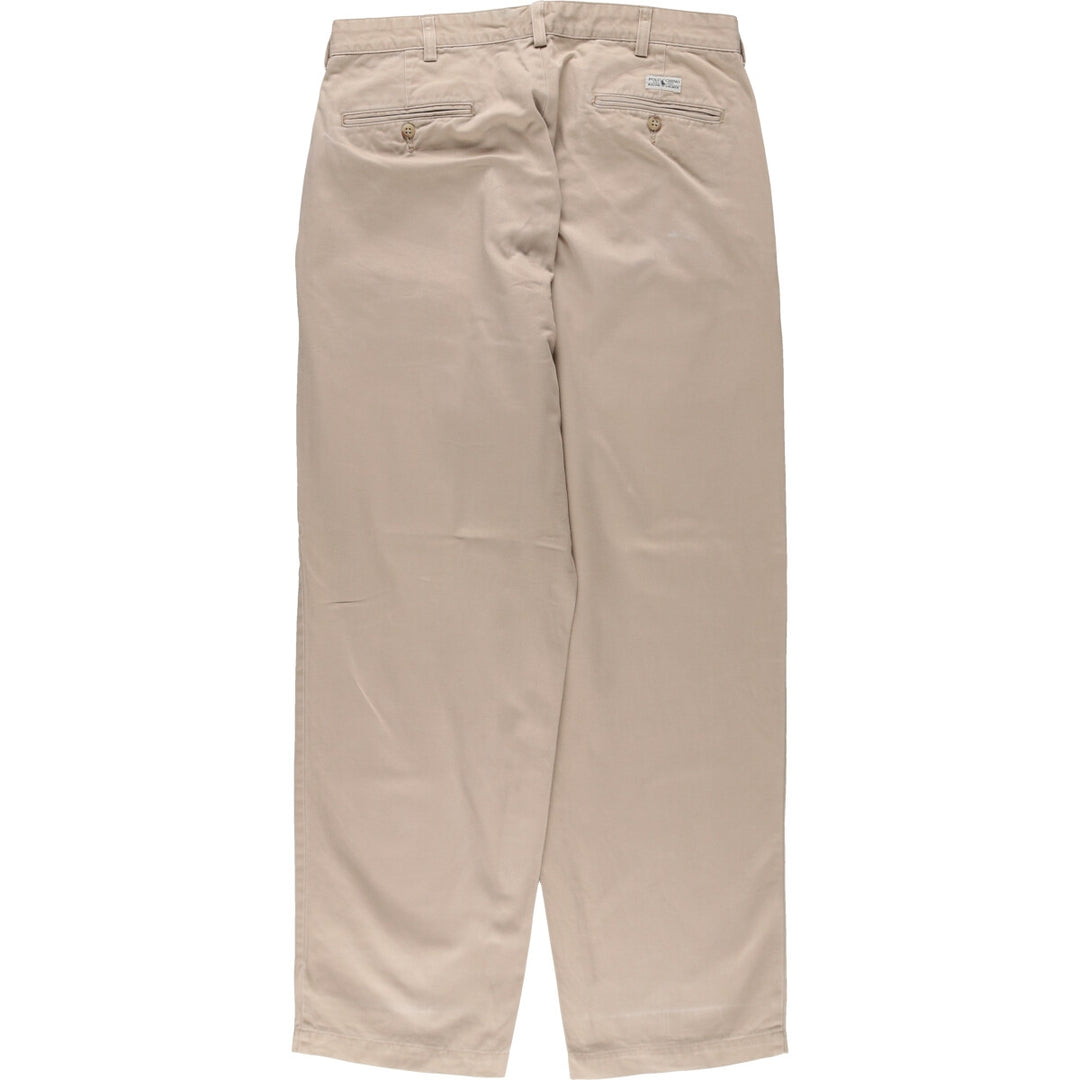 Ralph Lauren POLO RALPH LAUREN Two-pleat chino pants for men, size W33 / eaa491048
