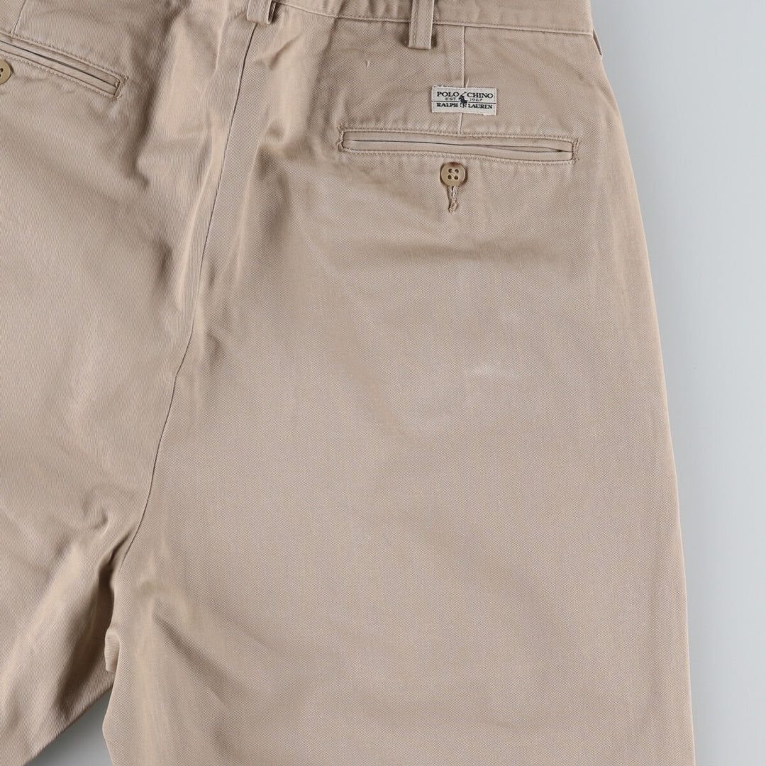 Ralph Lauren POLO RALPH LAUREN Two-pleat chino pants for men, size W33 / eaa491048