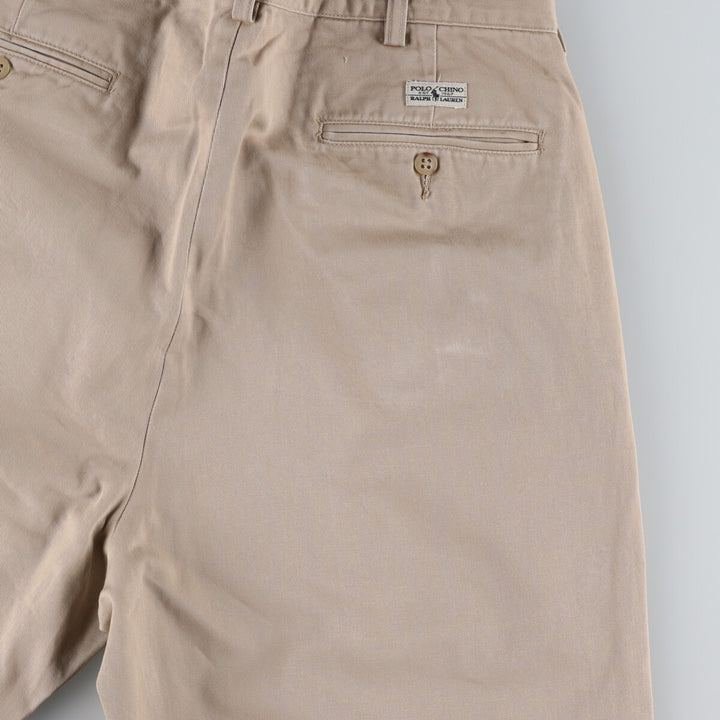 Ralph Lauren POLO RALPH LAUREN Two-pleat chino pants for men, size W33 / eaa491048