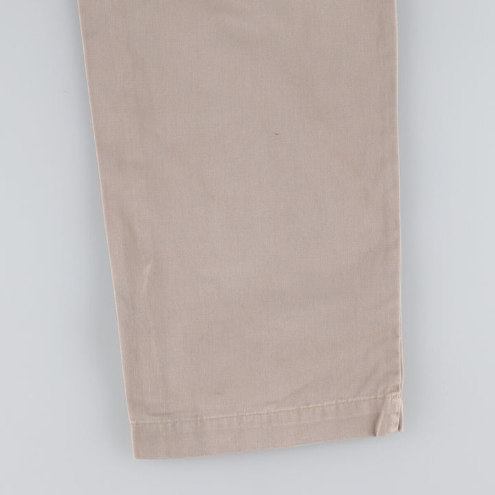 90'S Ralph Lauren POLO RALPH LAUREN Two-pleat Chino Pants Made in USA Men's W34 Vintage / eaa491053