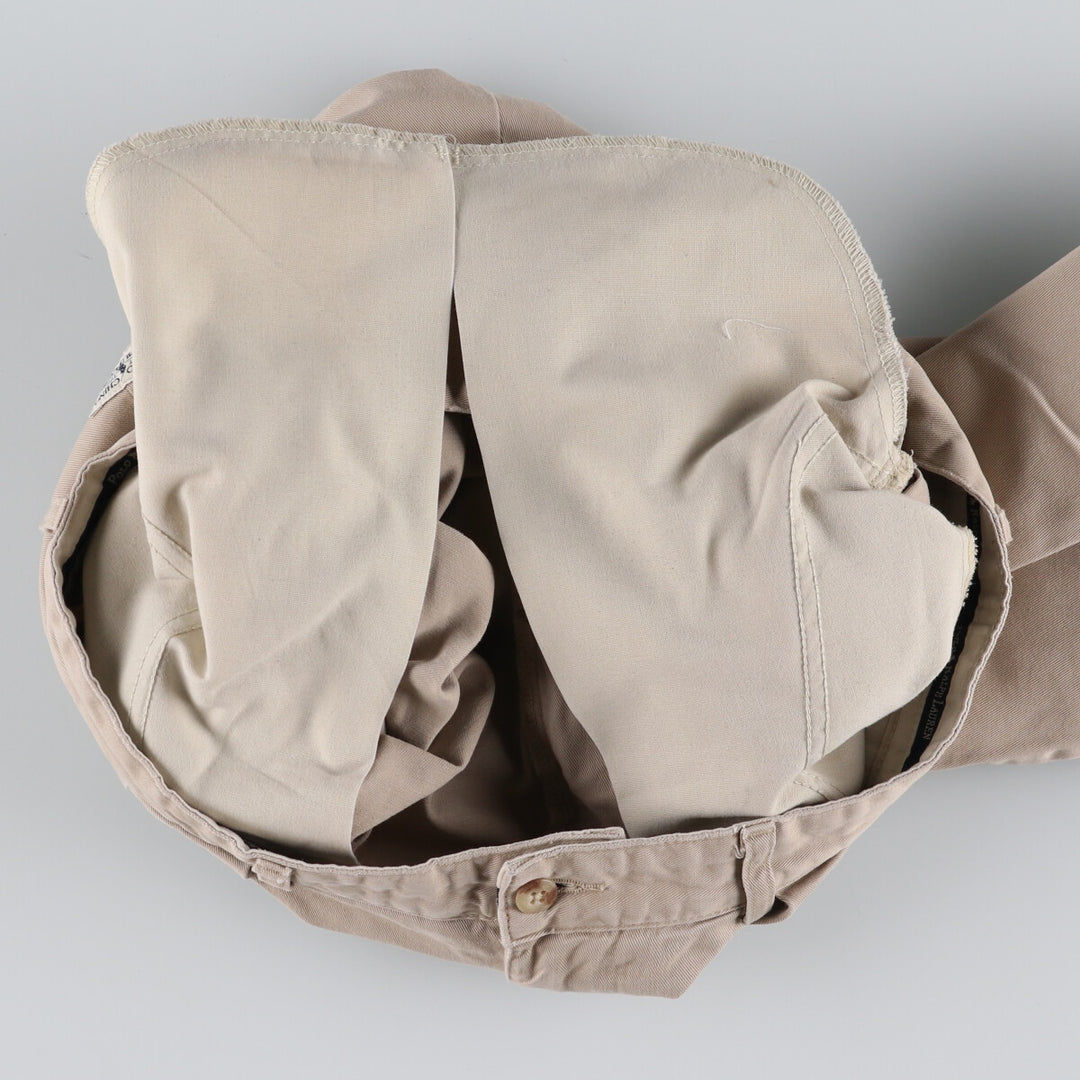 90'S Ralph Lauren POLO RALPH LAUREN Two-pleat Chino Pants Made in USA Men's W34 Vintage / eaa491053