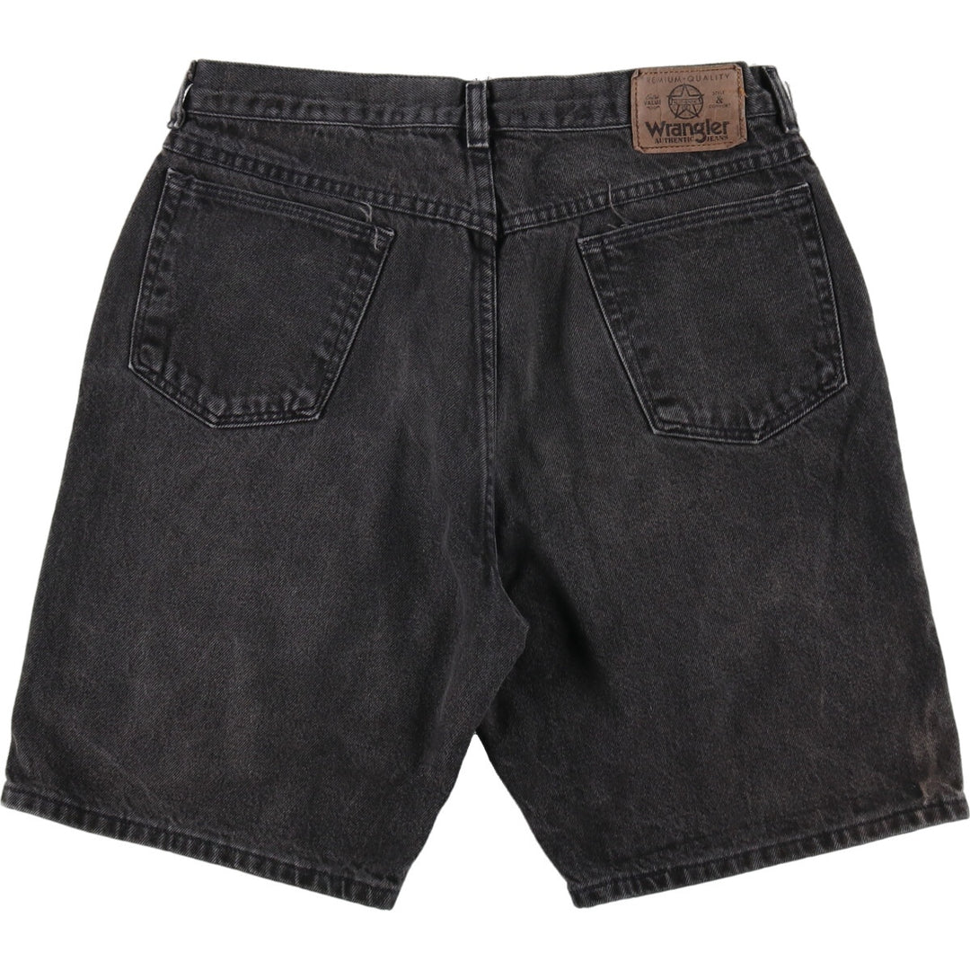 Wrangler Black Denim Shorts Shorts Men's W31 equivalent / eaa491101