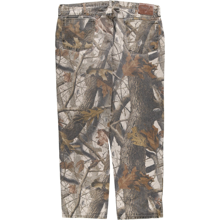 Big Size Wrangler Camouflage Pattern Real Tree Camo Straight Denim Pants Men's W39 / eaa491149