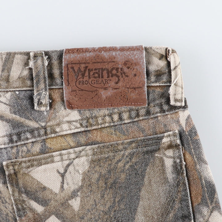 Big Size Wrangler Camouflage Pattern Real Tree Camo Straight Denim Pants Men's W39 / eaa491149