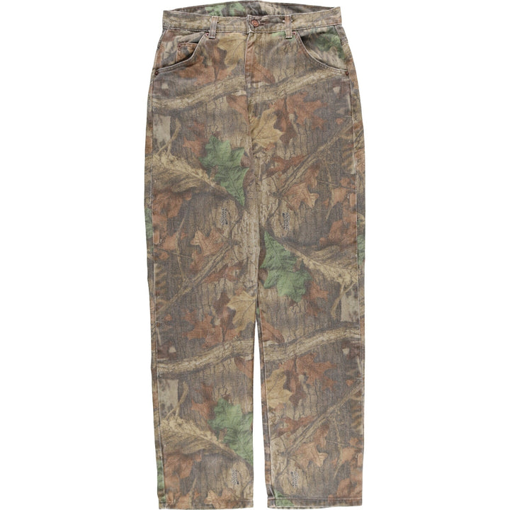 Duxbak Camouflage Pattern Real Tree Camo Straight Denim Pants Men's W31 equivalent / eaa491160