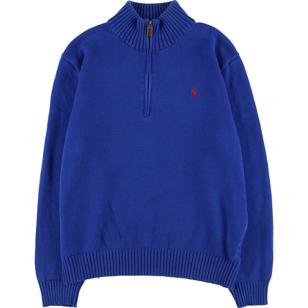 Ralph Lauren POLO RALPH LAUREN Cotton knit half zip sweater Men's L equivalent / eaa491190