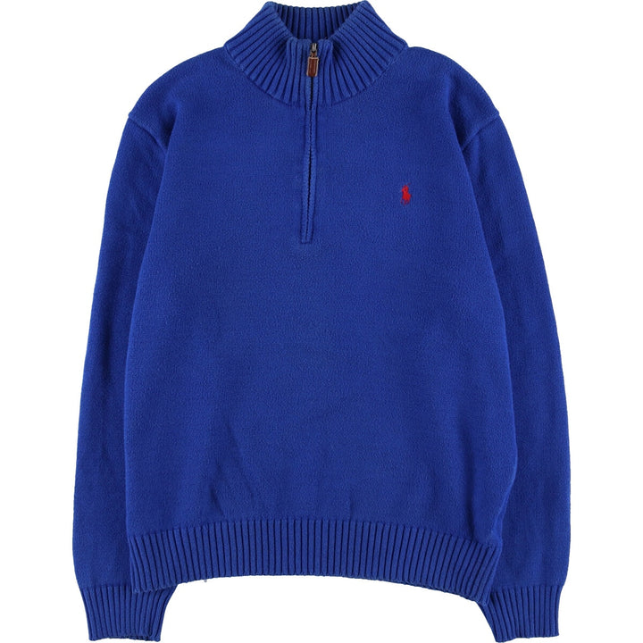 Ralph Lauren POLO RALPH LAUREN Cotton knit half zip sweater Men's L equivalent / eaa491190