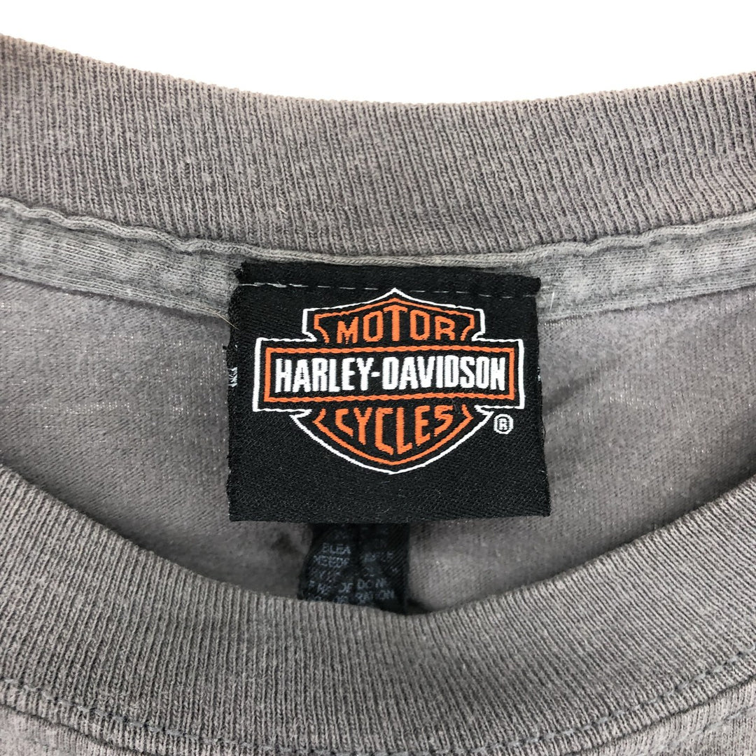 Harley-Davidson Back Print Long T-Shirt Long T Men's L size / eaa491202