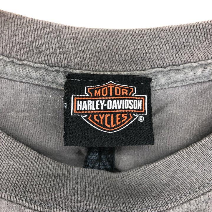 Harley-Davidson Back Print Long T-Shirt Long T Men's L size / eaa491202