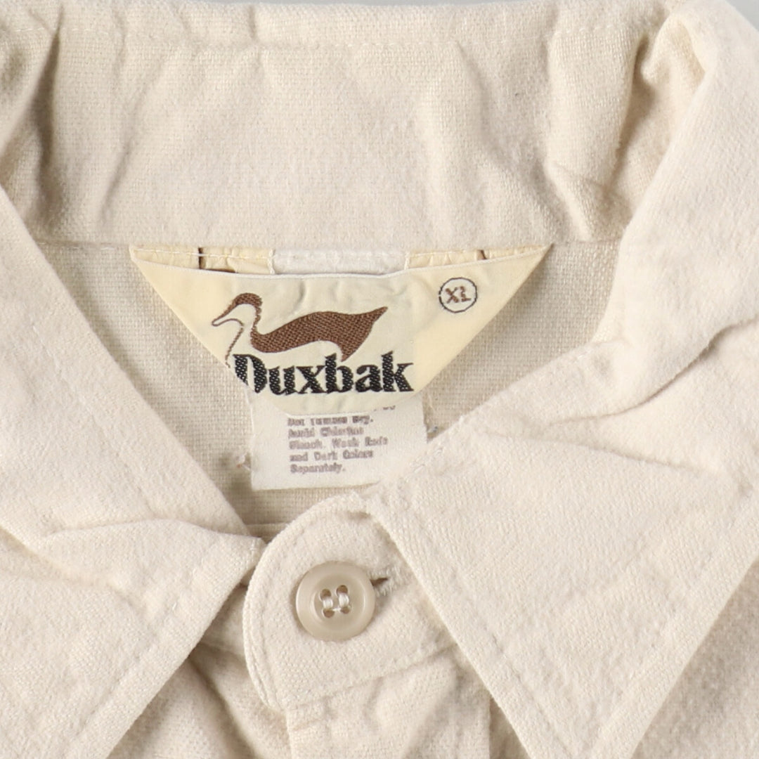 70'S Duxbak Long Sleeve Chamois Cloth Shirt Men's XL Vintage /eaa491257