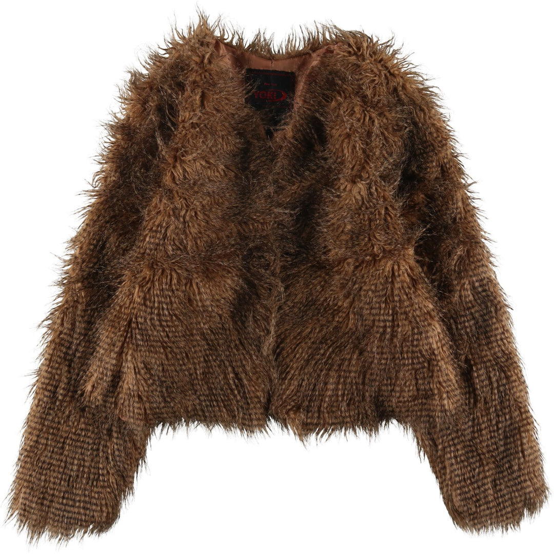 YOKI Faux Fur Short Coat Women's XL Size /eaa491284