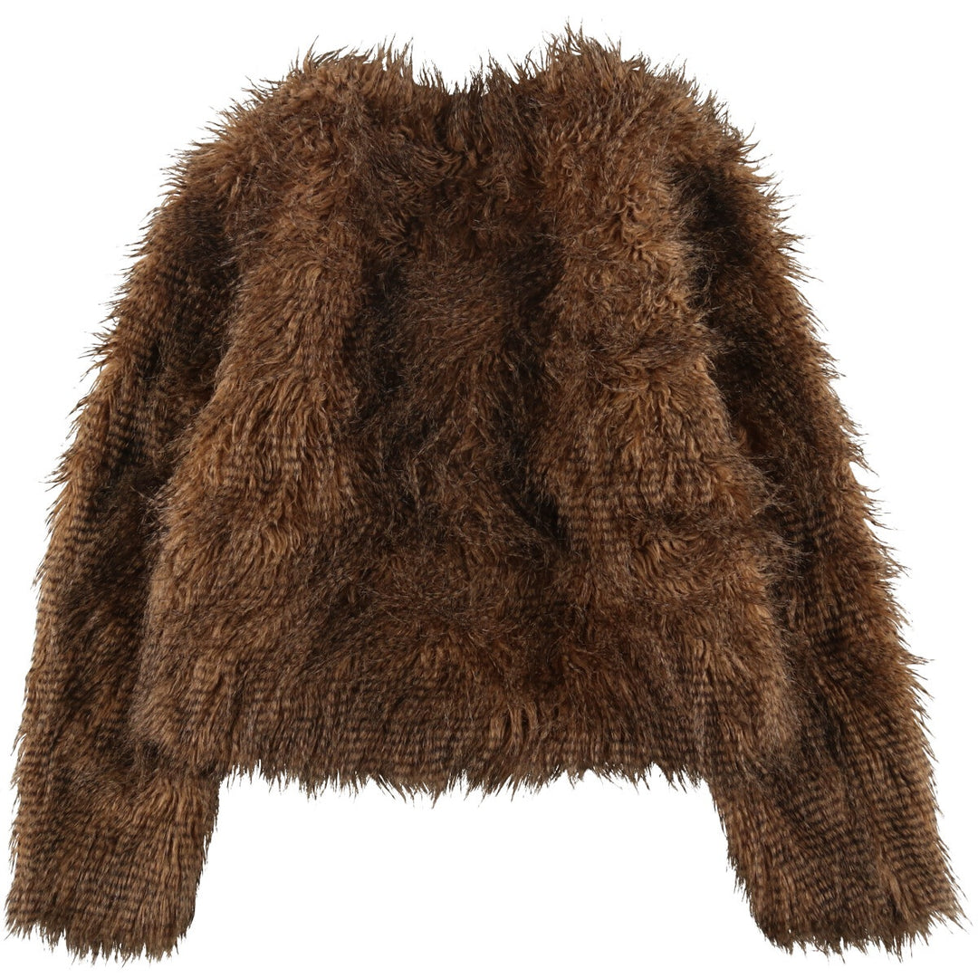 YOKI Faux Fur Short Coat Women's XL Size /eaa491284