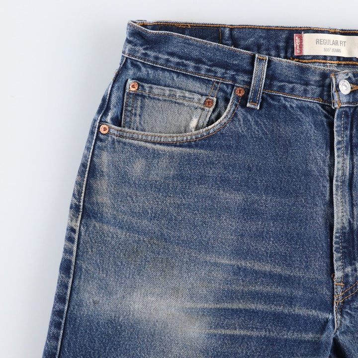 00'S Levi's 505 REGULAR FIT tapered denim pants for men, size w36 / eaa491321