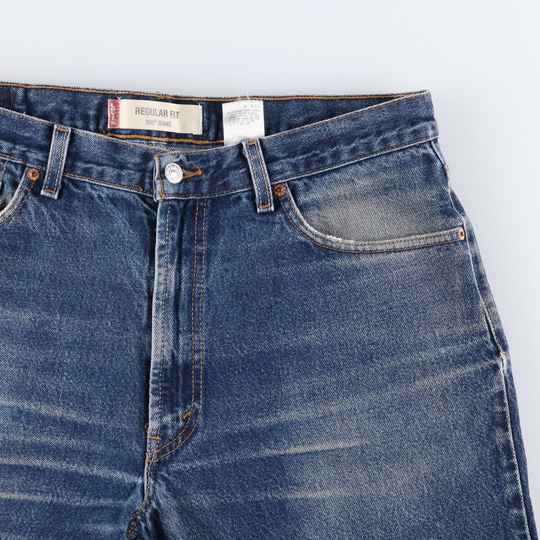 00'S Levi's 505 REGULAR FIT tapered denim pants for men, size w36 / eaa491321