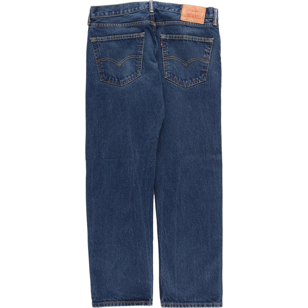 Levi's 505 STRAIGHT FIT tapered denim pants for men, equivalent to w35 / eaa491350