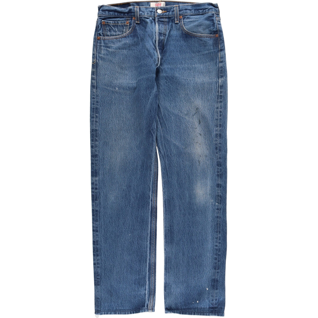 Levi's 501XX STRAIGHT LEG BUTTON-FLY straight denim pants for men, equivalent to w34 / eaa491368