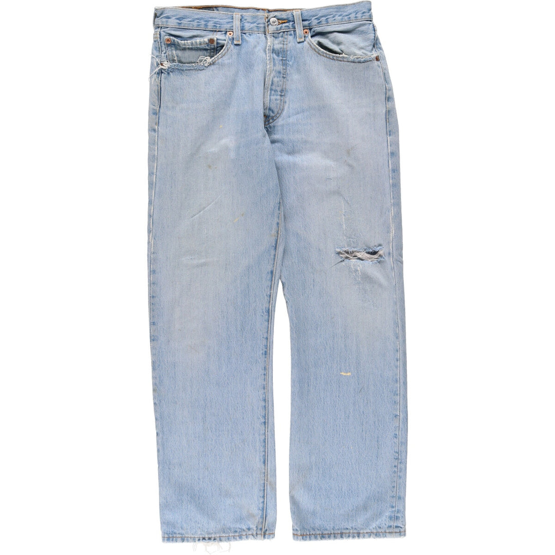 Levi's 501 straight denim pants for men, equivalent to W32 / eaa491374