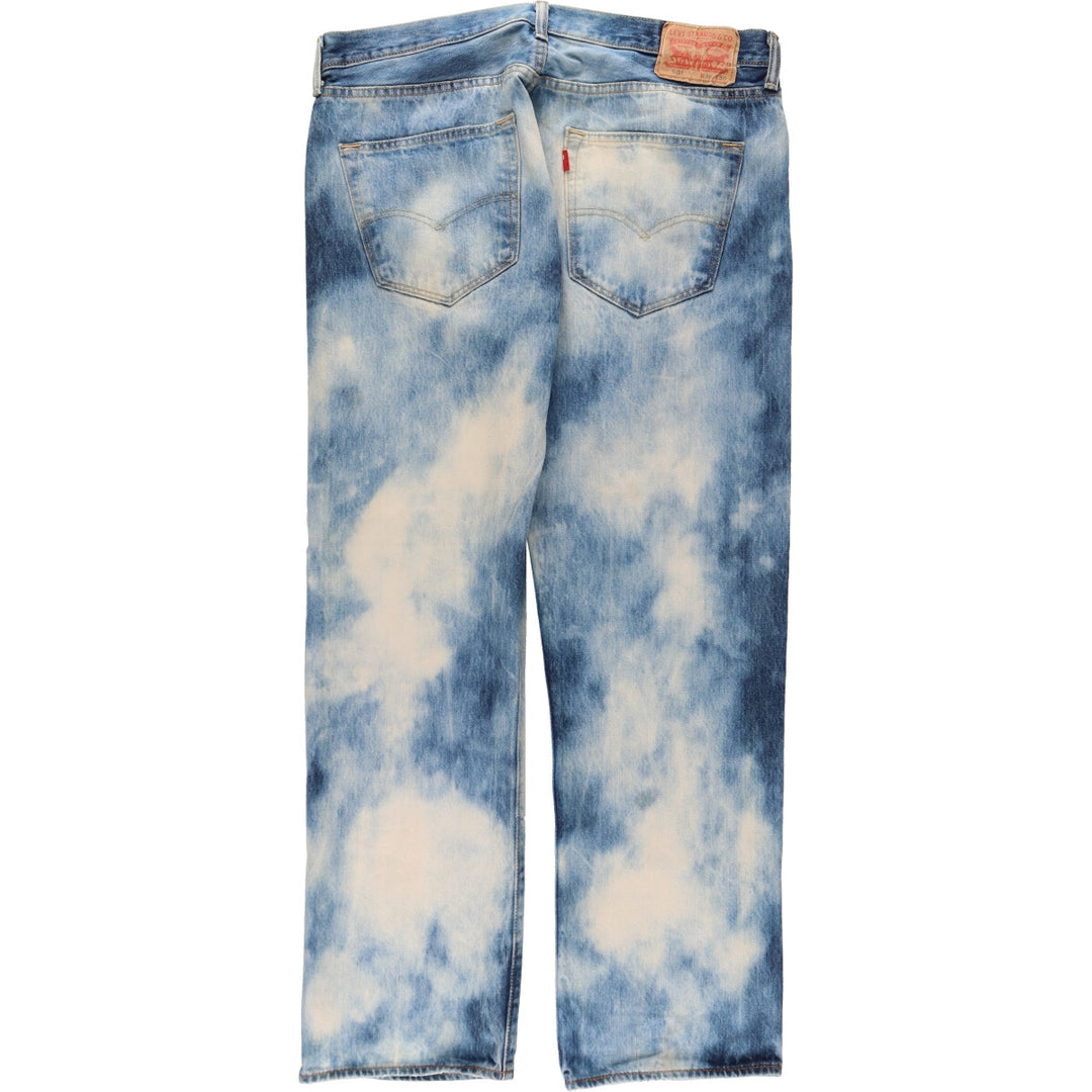 Levi's 501 tie-dye pattern straight denim pants for men, size W36 / eaa491377