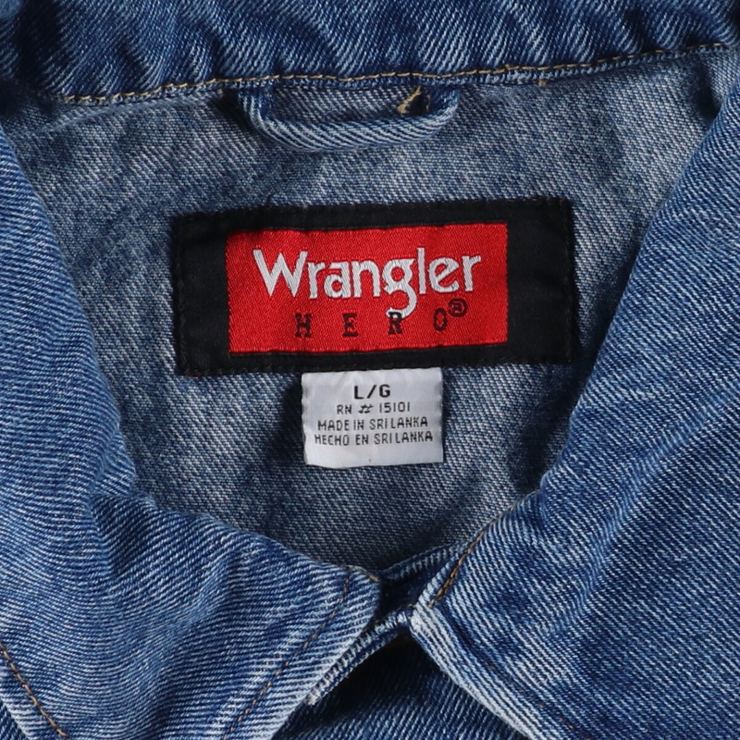 Wrangler HERO Denim Jacket, G-Jean, Men's L size / eaa491466