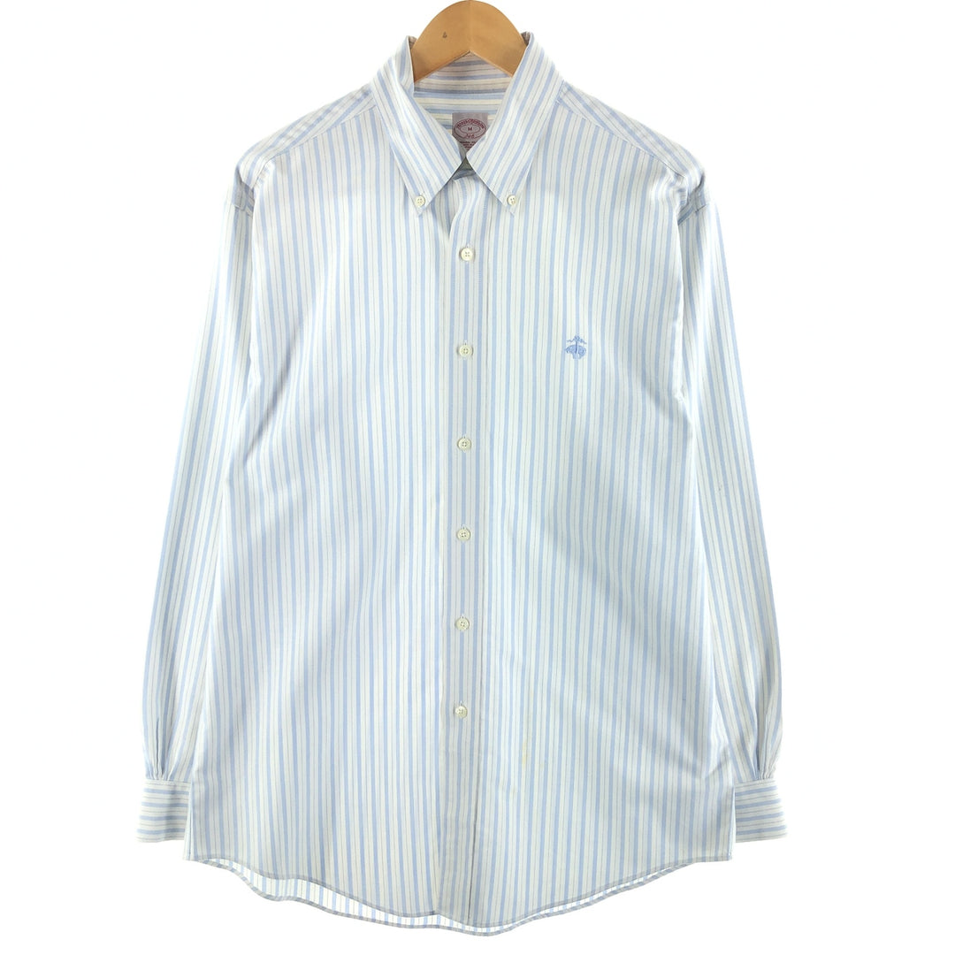 Brooks Brothers 346 Multi-Stripe Long Sleeve Button-Down Striped Shirt, Men's M Size / eaa491578