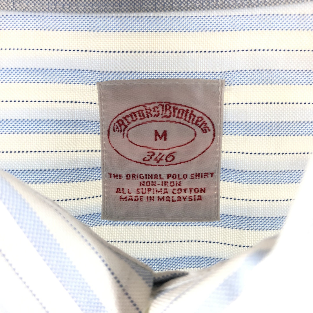 Brooks Brothers 346 Multi-Stripe Long Sleeve Button-Down Striped Shirt, Men's M Size / eaa491578