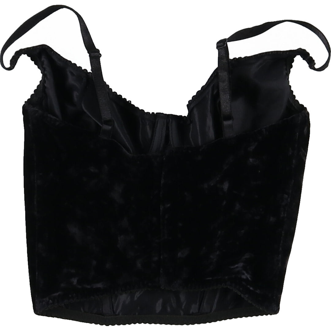 Les Delices Velour Corset Bustier Made in USA Women's S /eaa491621