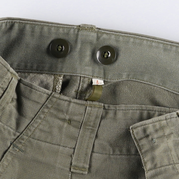 80'S German military genuine military cargo pants combat pants Gr.6 women's XL equivalent vintage /eaa491634