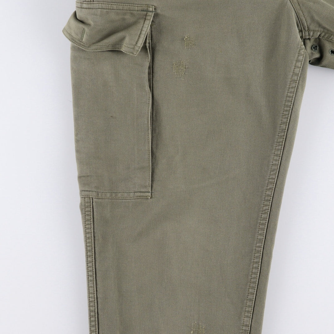 80'S German military genuine military cargo pants combat pants Gr.6 women's XL equivalent vintage /eaa491634