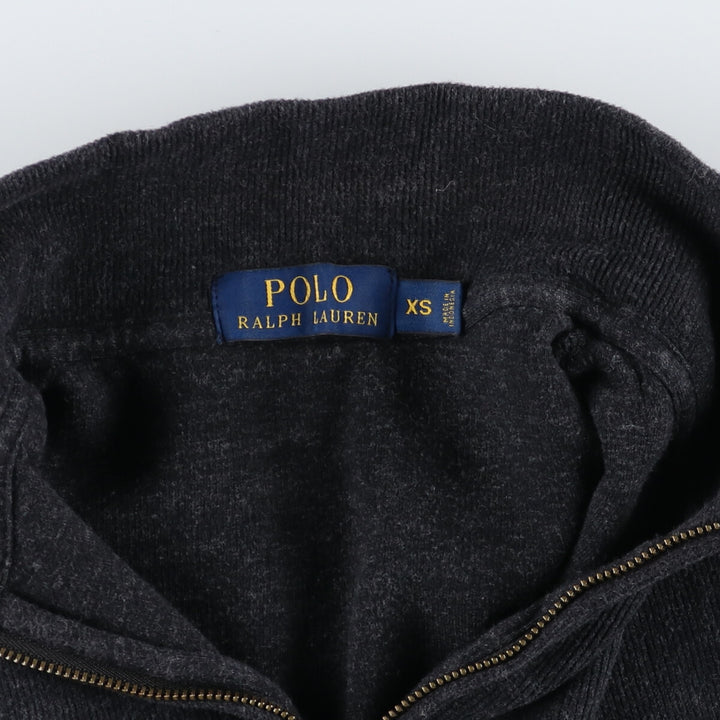 Ralph Lauren POLO RALPH LAUREN Cotton knit half zip sweater Women's XS equivalent /eaa491646