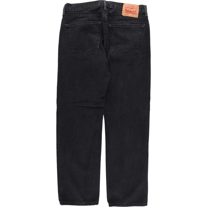 Levi's 505 Black Denim Tapered Denim Pants Men's W34 equivalent / eaa491706