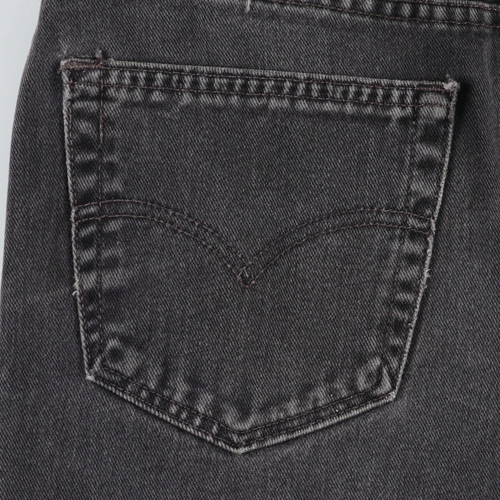 00'S Levi's 550 Relaxed Fit Black Denim Tapered Denim Pants Made in USA Men's W33 / eaa491711