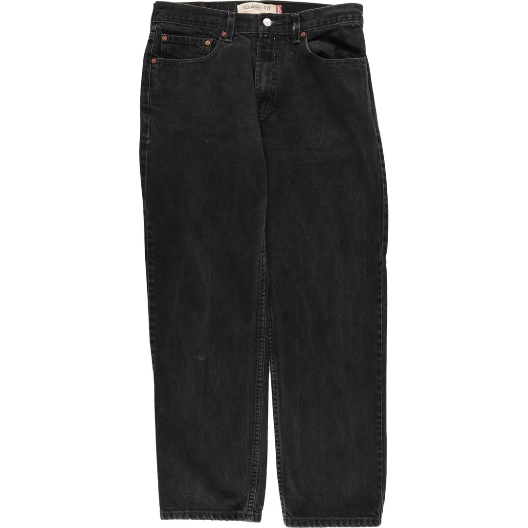 00'S Levi's 550 Relaxed Fit Black Denim Tapered Denim Pants Men's W33 equivalent / eaa491714