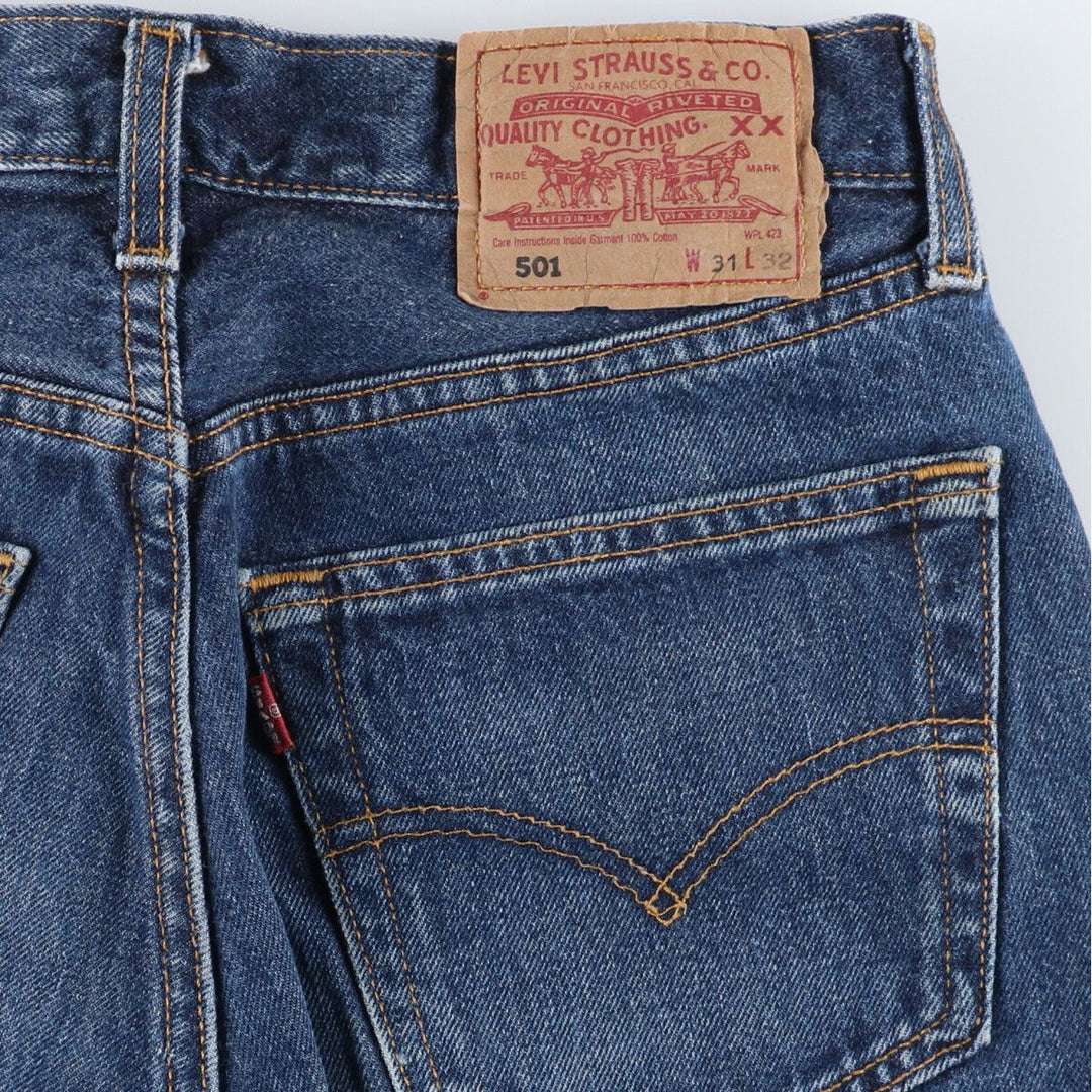 90s~00'S Levi's 501 Euro Model Straight Denim Pants Made in England Men's W31 Vintage /eaa491720