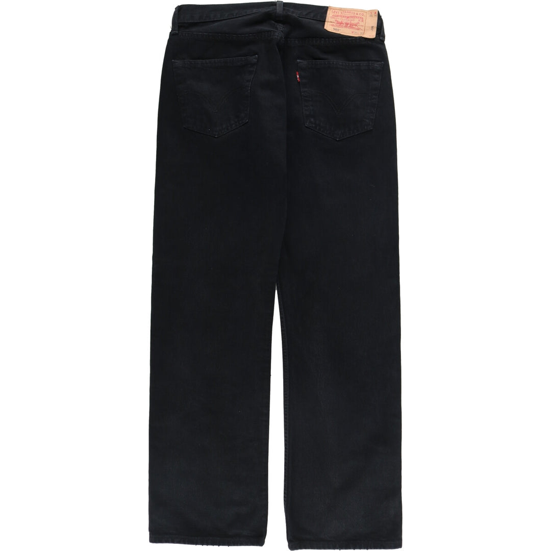 Levi's Levi's 501 Euro Model Black Denim Straight Denim Pants Men's W33 equivalent / eaa491748