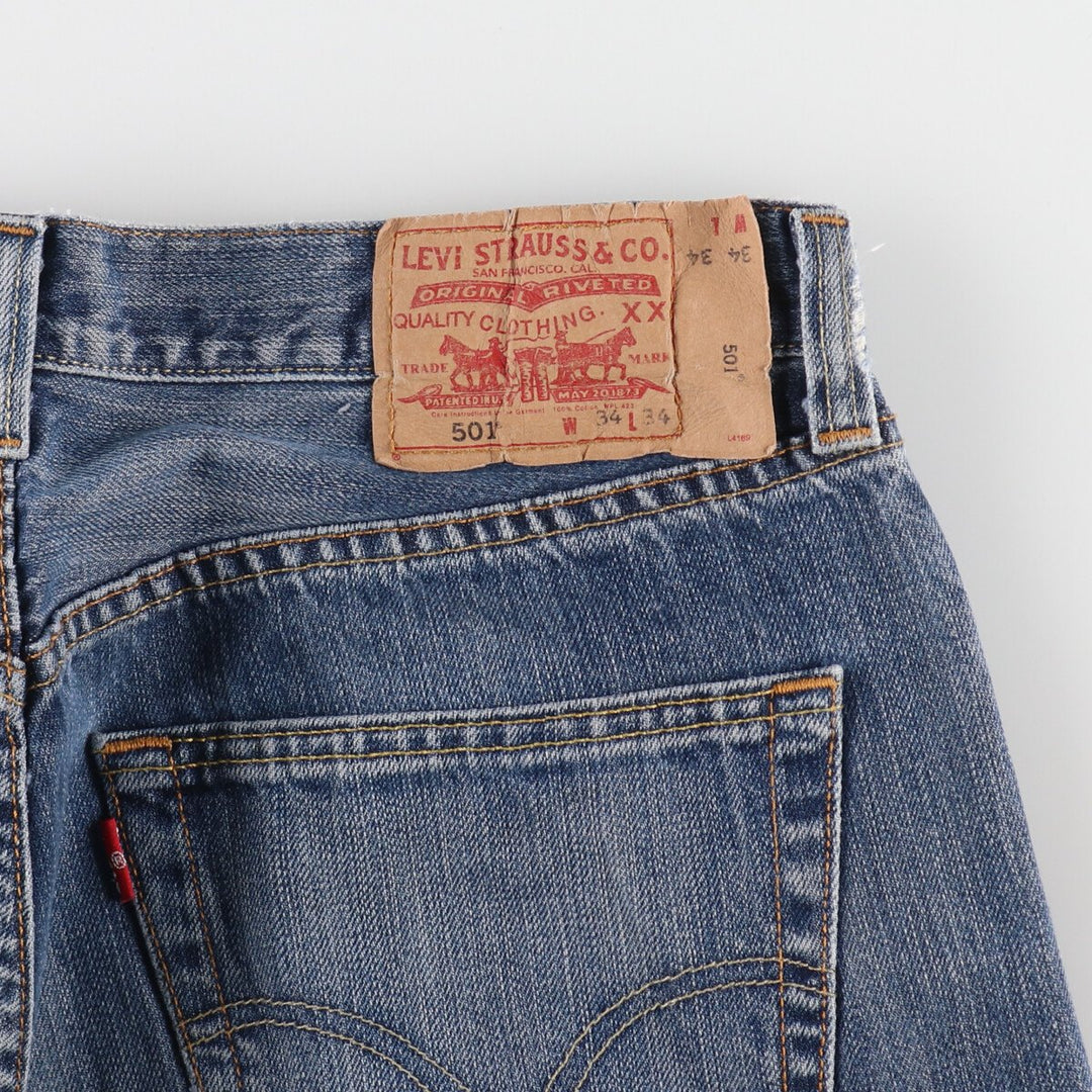 Levi's Levi's 501 straight denim pants for men, equivalent to W34 / eaa491753