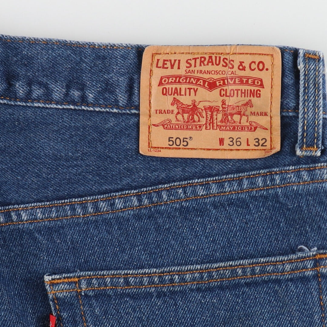 Levi's 505 REGULAR FIT tapered denim pants for men, size W37 / eaa491774