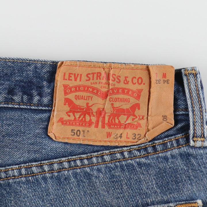 Levi's 501 straight denim pants for men, size W34 / eaa491788