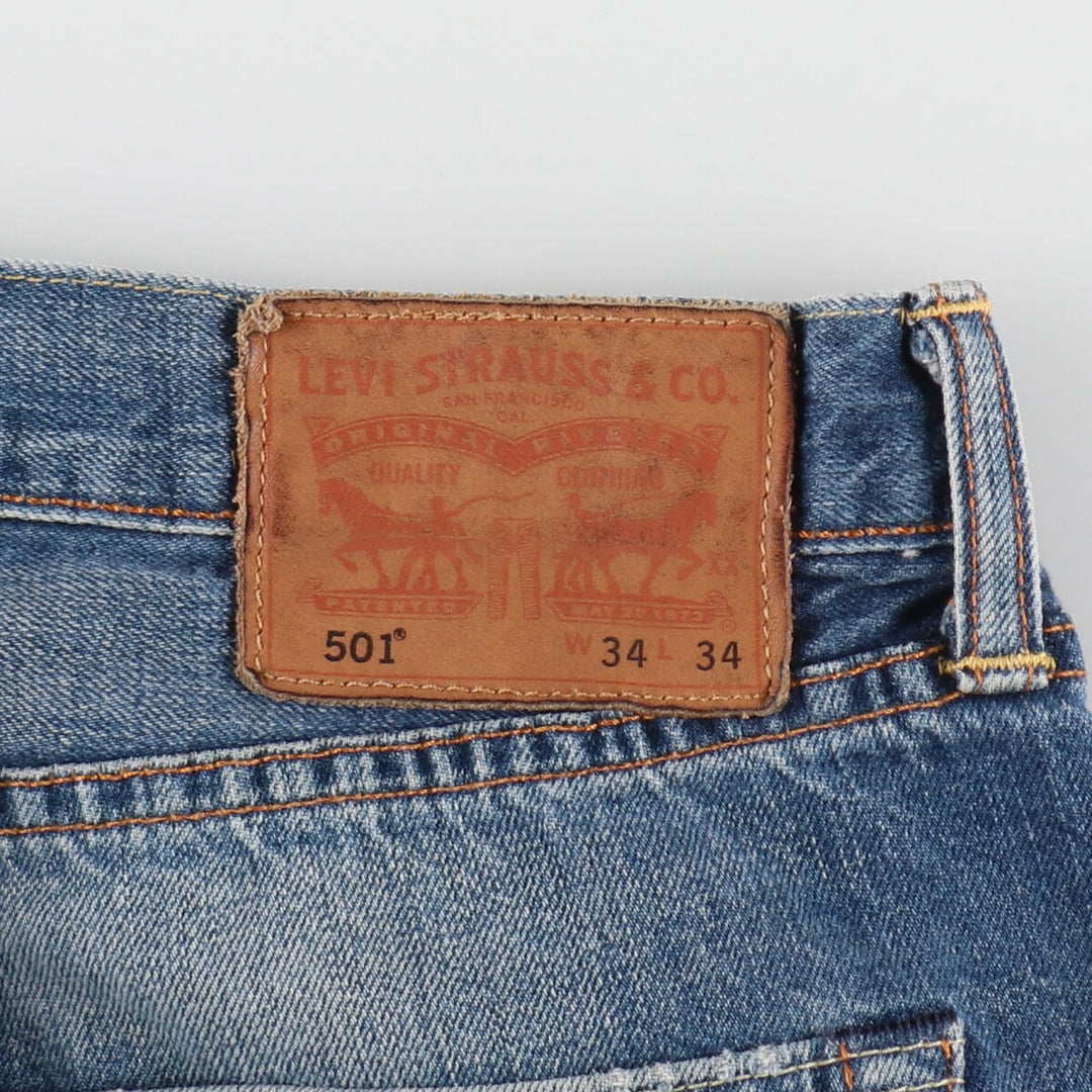 Levi's 501 straight denim pants for men, equivalent to W35 / eaa491789