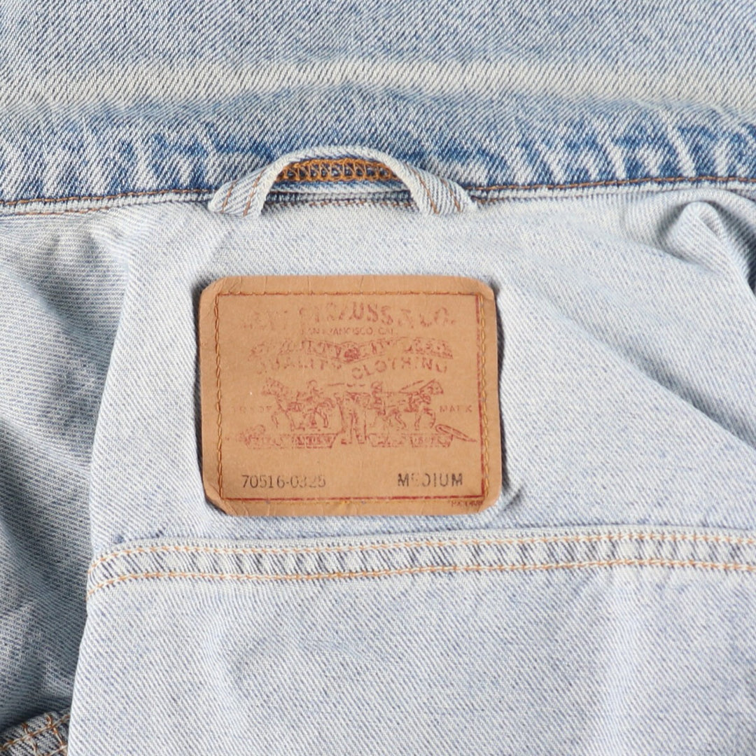 90'S Levi's 70516-0325 denim jacket, denim jacket, made in USA, men's size M, vintage /eaa491803