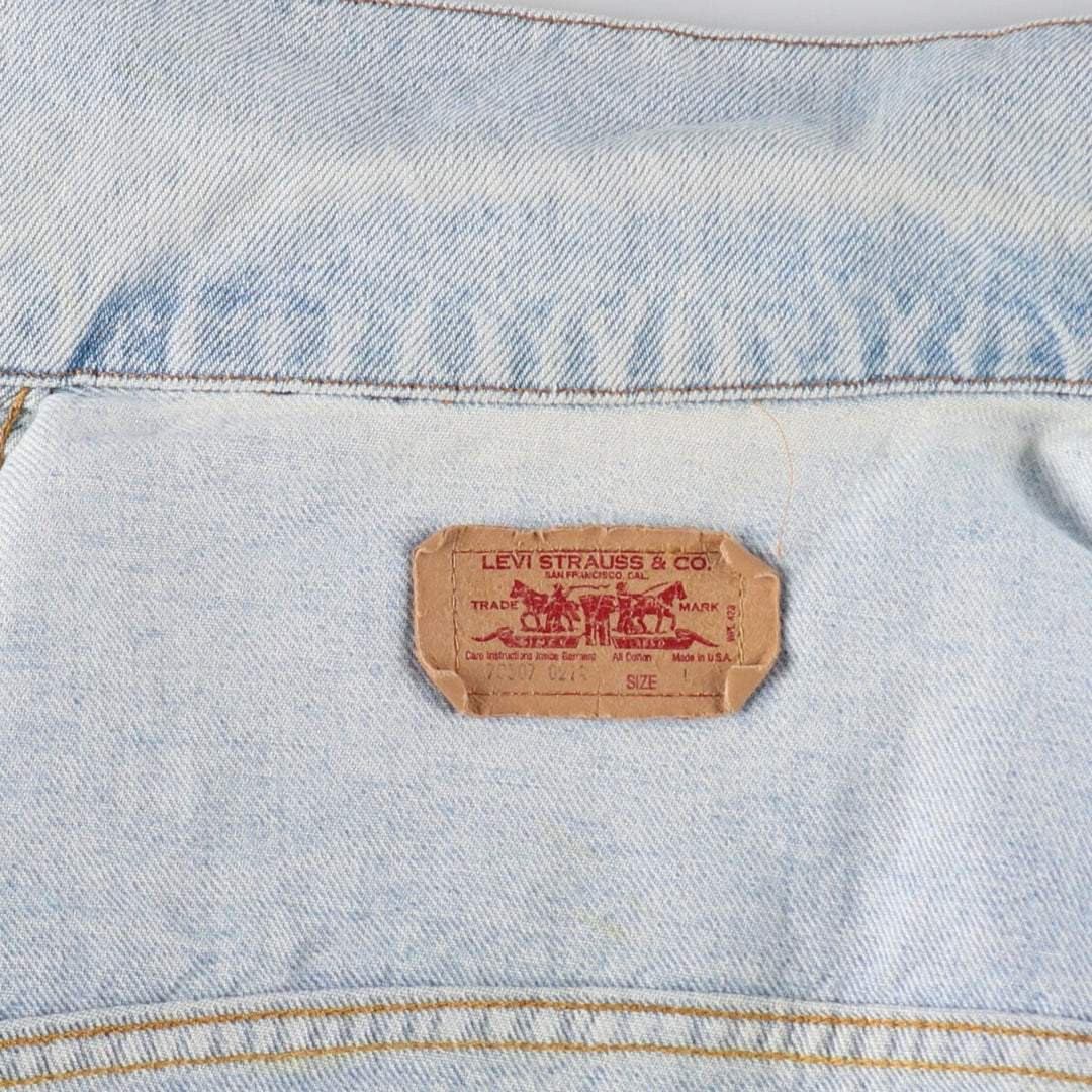 90'S Levi's 70507-0214 denim jacket, denim jacket, made in USA, men's size L, vintage /eaa491807