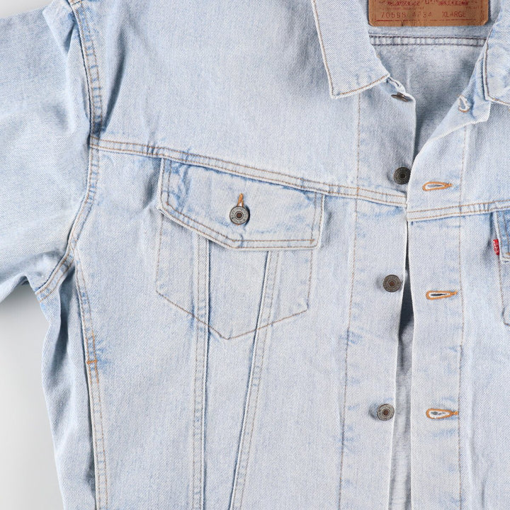 90'S Levi's 70598 oversized patch denim jacket, G-jacket, men's XL size /eaa491845