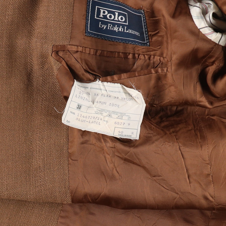 Ralph Lauren POLO by Ralph Lauren Herringbone Wool Tailored Jacket Made in Italy Men's M size / eaa491983